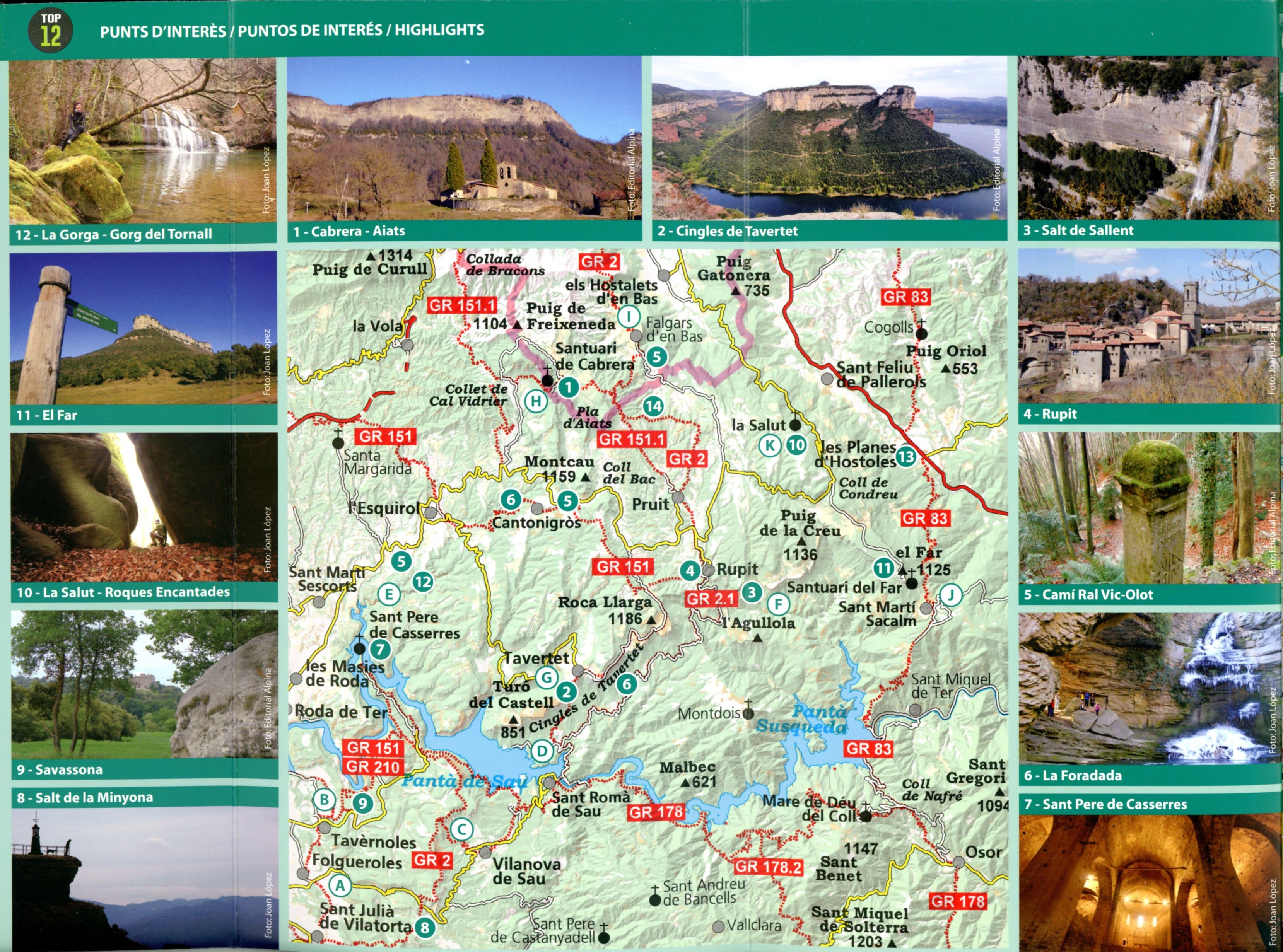 Collsacabra : Vall de Sau : Espai Natural Guilleries-Savassona - Miniatura 2